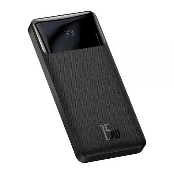 Picture of Baseus Bipow 10000mAh 15W Digital Display Fast Charging Power bank -Black