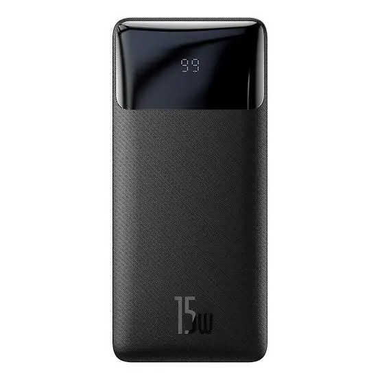 Picture of Baseus Bipow 10000mAh 15W Digital Display Fast Charging Power bank -Black