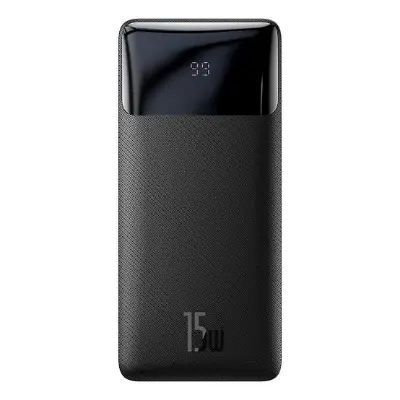 Picture of Baseus Bipow 10000mAh 15W Digital Display Fast Charging Power bank -Black