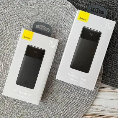 Picture of Baseus Bipow 10000mAh 15W Digital Display Fast Charging Power bank -Black