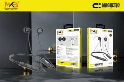 Picture of MKB V02 Magnetic ENC Wireless Neckband -Black
