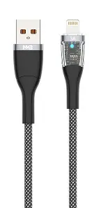 Picture of MKB UL35 Braided 3A Lightning Cable -Black