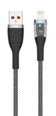 Picture of MKB UL35 Braided 3A Lightning Cable -Black