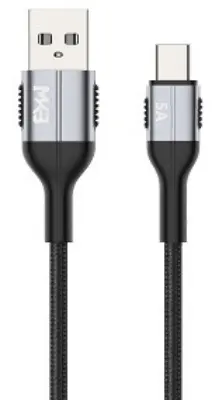 Picture of MKB USB -TYPEC 5A FAST Cafule cable/ metal -Black