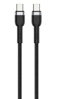 Picture of USB -LIGHTNING /2.4A FAST Cafule cable/ metal -Black