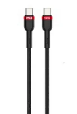 Picture of MKB C101 Braided 100W TYPE-C to TYPE-C Cable -Black
