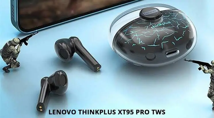 Picture of Lenovo ThinkPlus XT95 Pro True Wireless Earbuds -Black