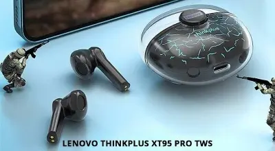 Picture of Lenovo ThinkPlus XT95 Pro True Wireless Earbuds -Black