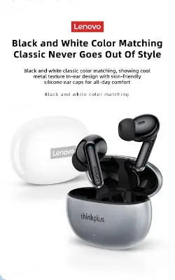 Picture of Lenovo XT88 Bluetooth Earbuds Wireless Headphones Bluetooth 5.3 -Black