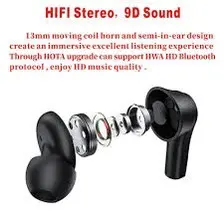 Picture of Lenovo QT82 True Wireless Earbud – Black -Black