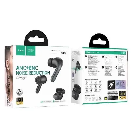 Picture of Hoco EQ5 ANC+ENC TWS Earbuds -Black
