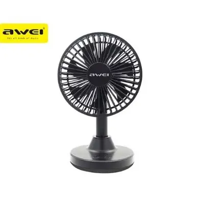Picture of Awei F29 Desktop Oscillating Rechargeable Fan -Black