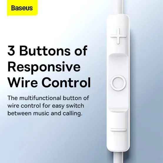 Picture of Baseus Encok C17 Type-C In-Ear Earphone - Headphone -White