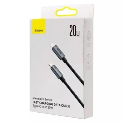 Picture of Baseus Minimalist Series 20W Type-C to Lightning Fast Charging Data Cable -Black
