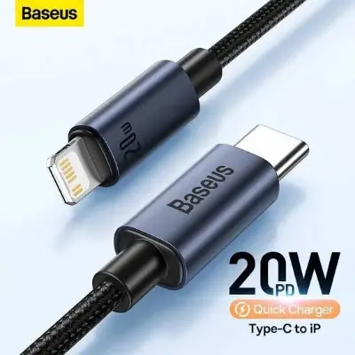 Picture of Baseus Minimalist Series 20W Type-C to Lightning Fast Charging Data Cable -Black