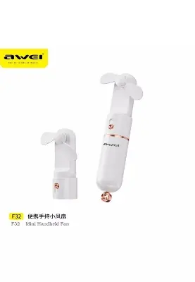 Picture of Awei F32 Rechargeable Fan -White