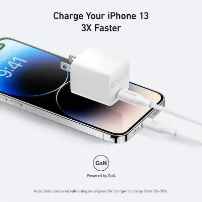 Picture of Anker 313 GaN 30W Foldable Charger PIQ 3.0 -White