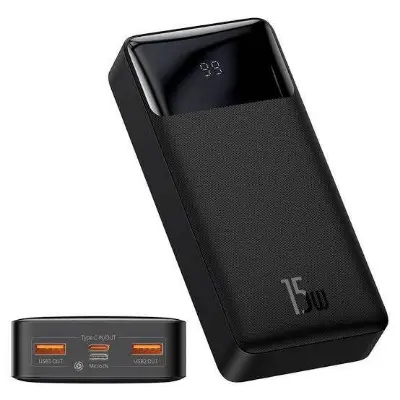 Picture of Baseus Power Bank Bipow Digital Display 20000mAh 15W -Black
