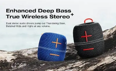 Picture of Sanag M11 IPX7 Waterproof Outdoor Portable Mini Bluetooth Speaker -Black