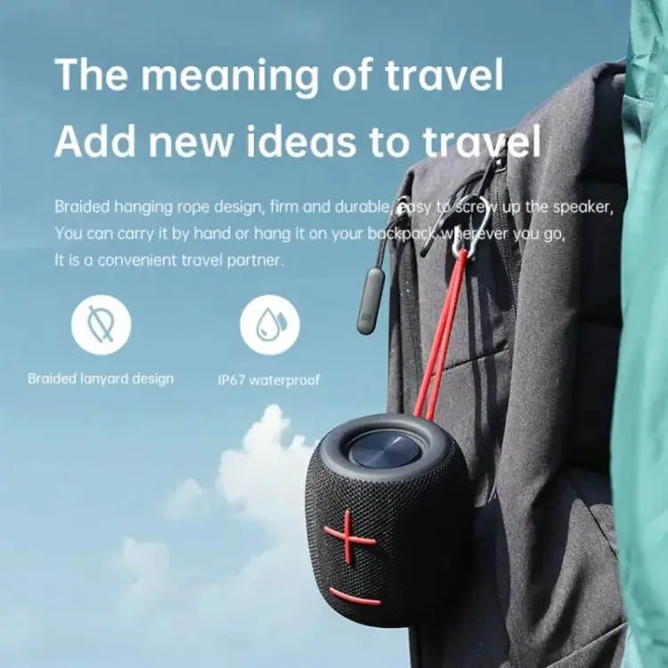 Picture of Sanag M11 IPX7 Waterproof Outdoor Portable Mini Bluetooth Speaker -Black