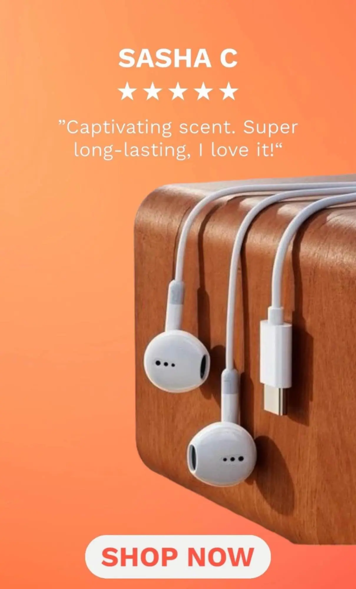 Picture of MKB M802 primium Earphone Type c All phone support -White