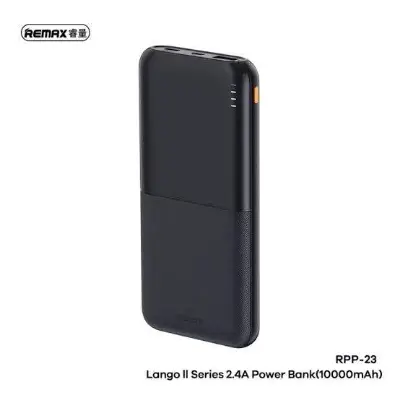 Picture of Remax RPP-23 10000mAh Lango II Series 2.4A Fast Charging Power Bank -Black
