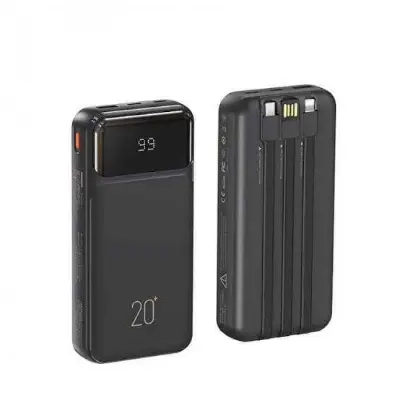 Picture of REMAX RPP-686 Reyluck Series 20000mAh Power Bank(2.1A) - Black -Black