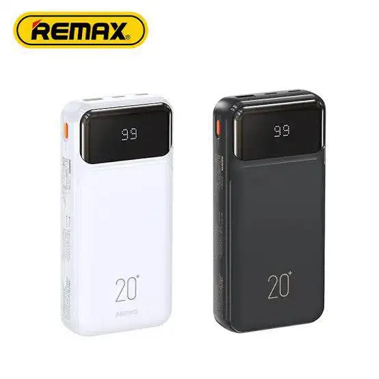 Picture of REMAX RPP-686 Reyluck Series 20000mAh Power Bank(2.1A) - Black -Black