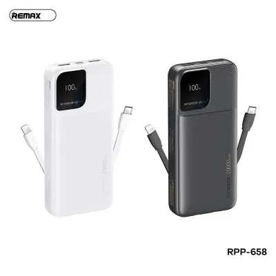 Picture of REMAX RPP-658 Rellaen Series 20000mAh Fast Charging Power Bank(2.4A) -Black