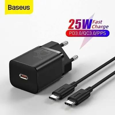 Picture of Baseus Super Si 25W Adapter 1C Quick Charger -Black