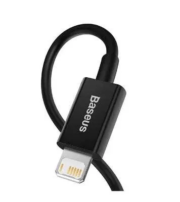 Picture of Baseus Superior Series PD 20W Type-C To Lightning Fast Charging Data Cable 1M - Black -Black