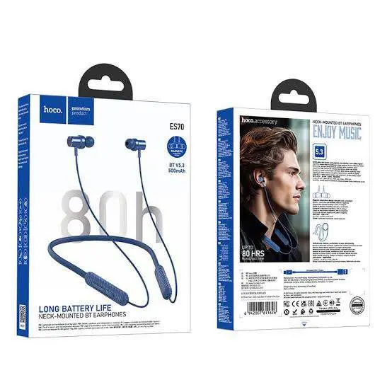 Picture of Hoco ES70 Long 80Hours Battery Life Neck-Mounted Bluetooth Earphones