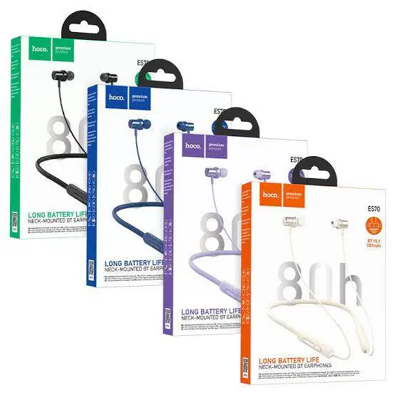 Picture of Hoco ES70 Long 80Hours Battery Life Neck-Mounted Bluetooth Earphones
