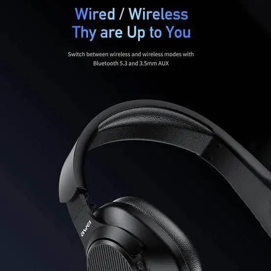 Picture of Awei A997 Pro ANC Wireless Bluetooth Headphones -Black