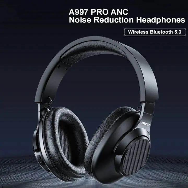 Picture of Awei A997 Pro ANC Wireless Bluetooth Headphones -Black