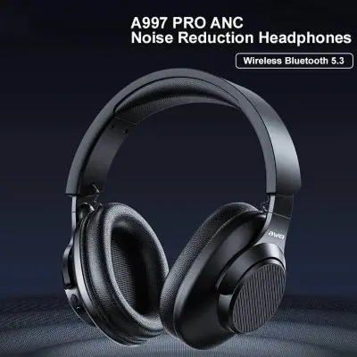 Picture of Awei A997 Pro ANC Wireless Bluetooth Headphones -Black