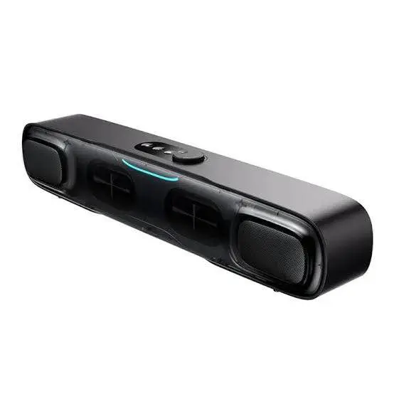 Picture of Baseus AeQur DS10 Mini Soundbar Desktop Bluetooth Speaker with RGB Light -Black
