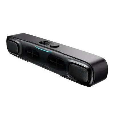 Picture of Baseus AeQur DS10 Mini Soundbar Desktop Bluetooth Speaker with RGB Light -Black