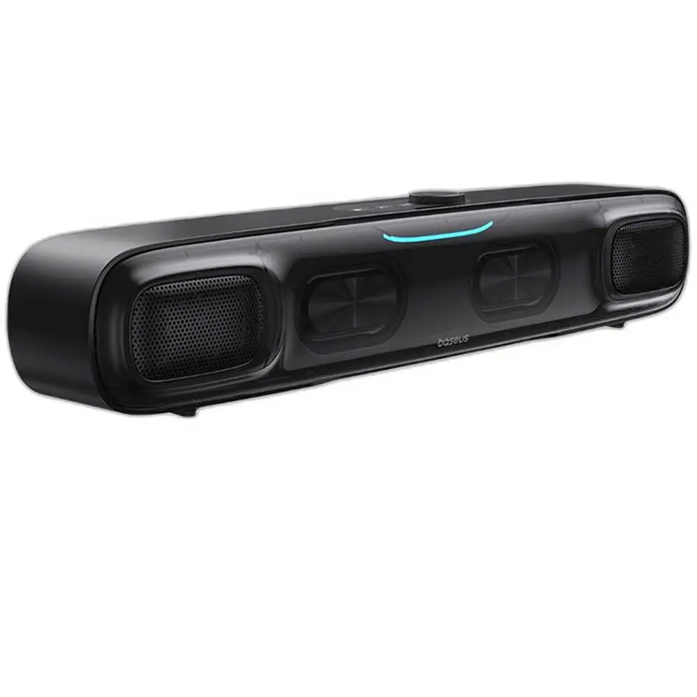 Picture of Baseus AeQur DS10 Mini Soundbar Desktop Bluetooth Speaker with RGB Light -Black