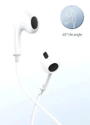 Picture of Baseus Encok H17 3.5mm Lateral in-ear Wired Earphone -White