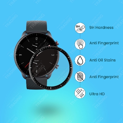 Picture of Amazfit GTR 2 Smart Watch Screen Protector HD Clear Ultra-Thin PMMA Full Coverage Scratch & Fingerprint Resistant for Xiaomi Amazfit GTR 2 Screen Protector (1 Pcs)