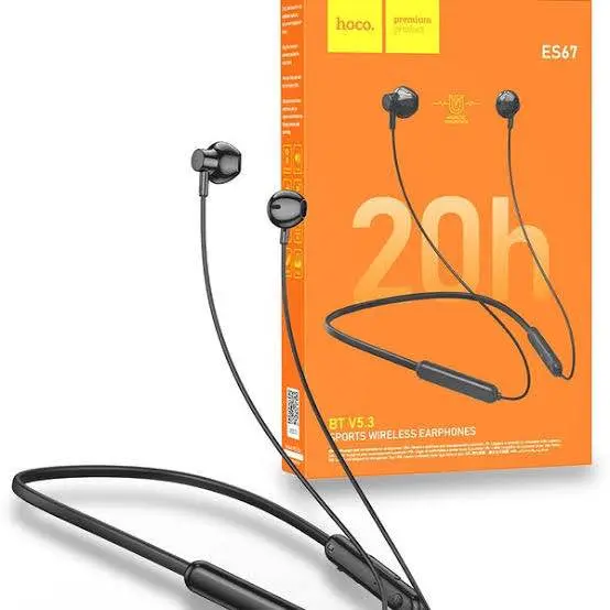 Picture of Hoco ES67 Sports Bluetooth Wireless Neckband Earphone -Black