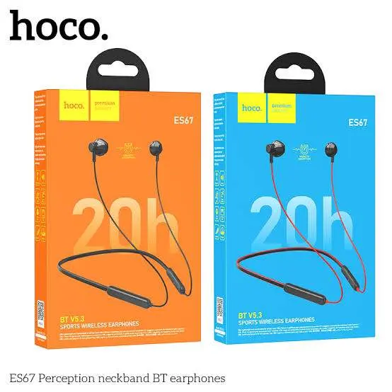 Picture of Hoco ES67 Sports Bluetooth Wireless Neckband Earphone -Black