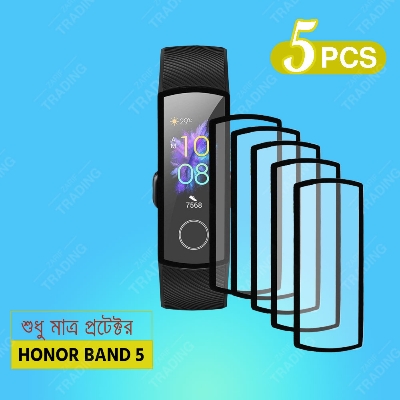 Picture of Honor Band 5 Smart Watch Screen Protector HD Clear Ultra-Thin PMMA Full Coverage Scratch & Fingerprint Resistant (5 Pcs)