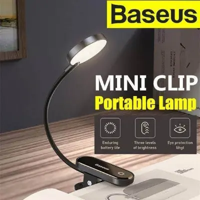 Picture of Baseus Com fort Reading Mini Clip table Lamp -Black