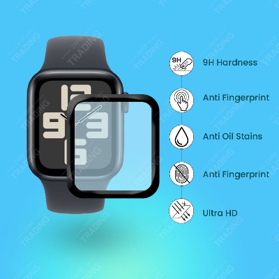Picture of Apple Watch 44mm Smart Watch Screen Protector HD Clear Ultra-Thin PMMA Full Coverage Scratch & Fingerprint Resistant (1 Pcs)