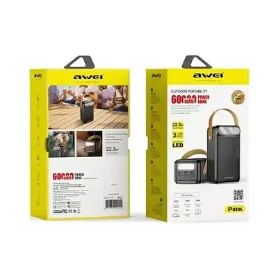 Picture of AWEI P101K 60000mAh 22.5w Fast Charging Power Bank -Black