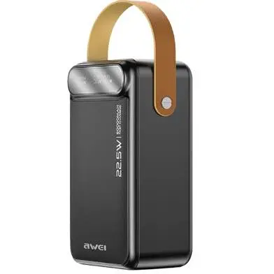 Picture of AWEI P101K 60000mAh 22.5w Fast Charging Power Bank -Black
