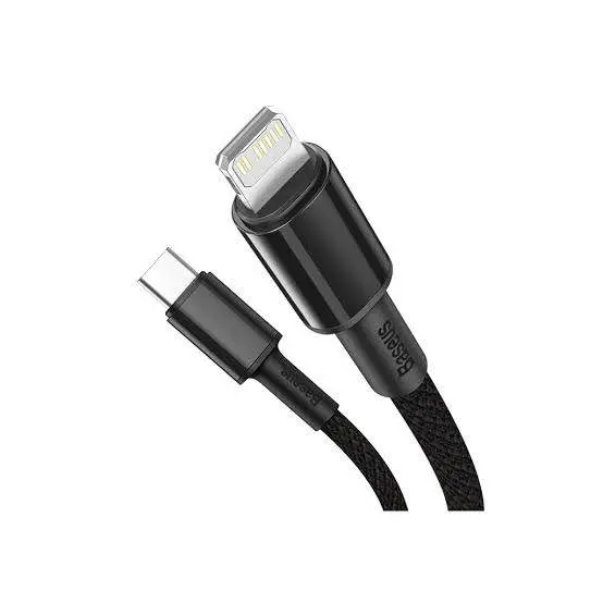 Picture of Baseus High Density Braided Type-C to iP PD 20W Lightning Data Cable -Black