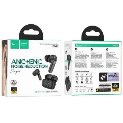 Picture of Hoco EQ22 Singer True Wireless ANC+ENC Noise Reduction BT Earbuds -Black